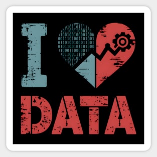 I Love Data Sticker